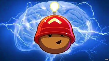 200 IQ big brain plays in r3 speed bananza - bloons td battles