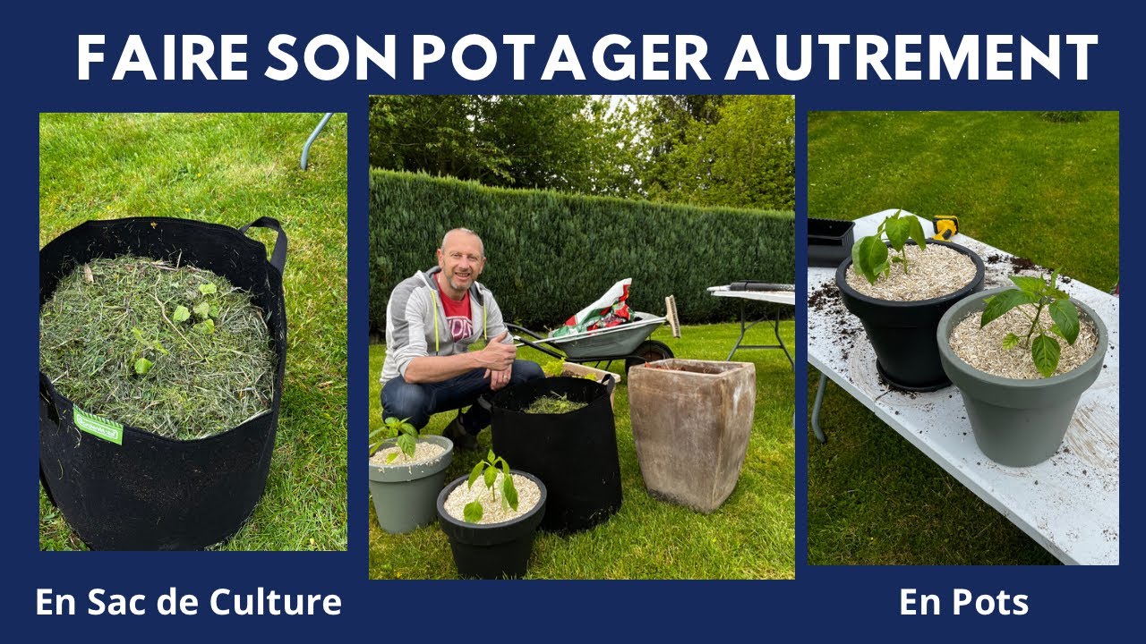 Faire du Potager Hors Sol : Potager en sacs, en bacs...