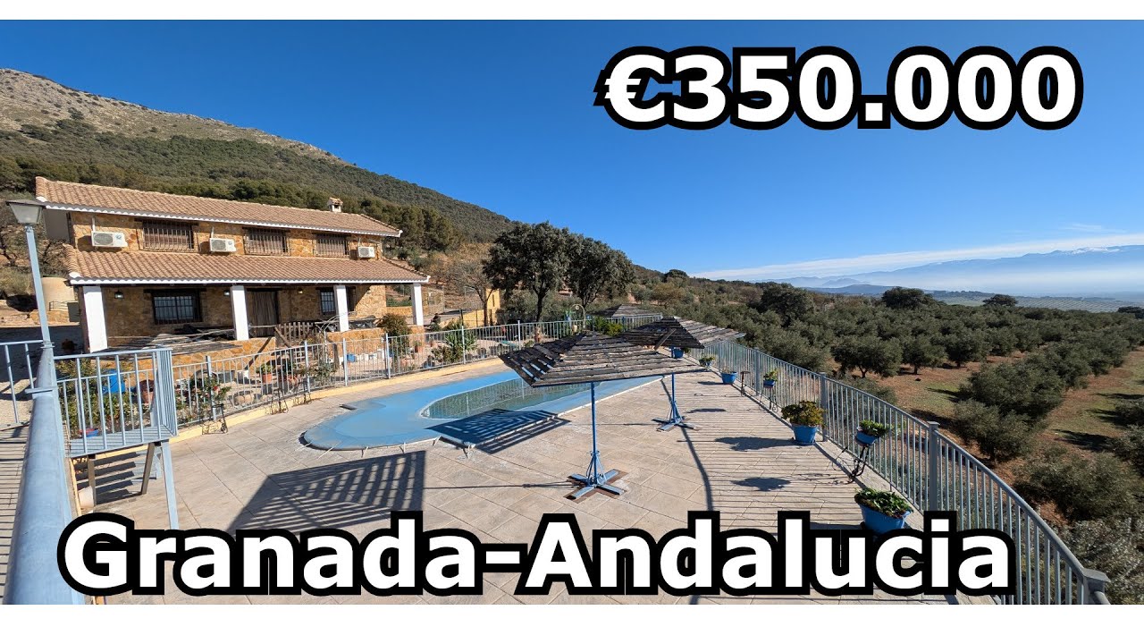 €350.000-Beautiful country house with SPECTACULAR VIEWS FOR sale IN GRANADA-ANDALUCIA-SPAIN