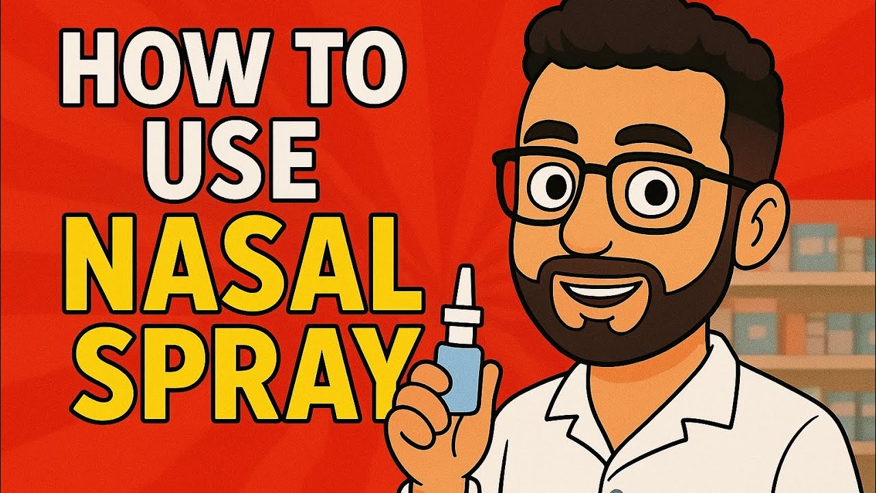 “How to Use a Nasal Spray Correctly | Step-by-Step Technique Explained ...