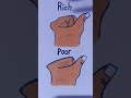 Poor v/s Rich #art #drawing #short #magnetbrain