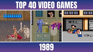 Top 40 Video Games From 1989 (Ranked)