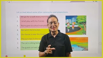 English Grammar Class 3 Chapter 13 Prepositions