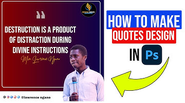 How To Make a QUOTE Picture in PHOTOSHOP - photoshop tutorial for beginners
