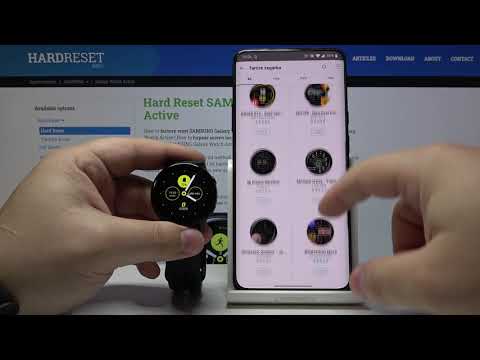Additional Watch Faces on SAMSUNG Galaxy Watch Active – Update Watch Face