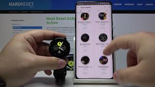 Additional Watch Faces on SAMSUNG Galaxy Watch Active – Update Watch Face screenshot 4