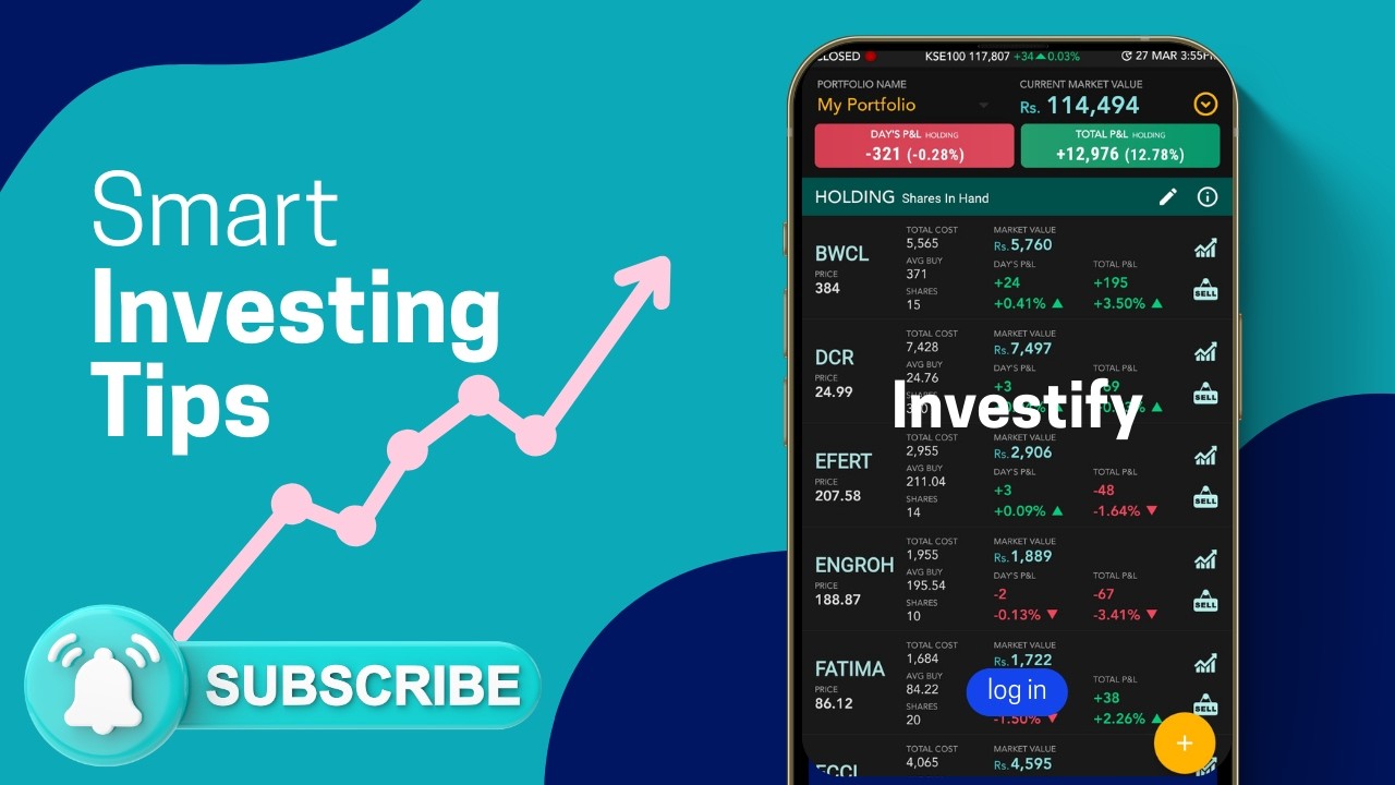 How to use investify PSX | Create Portfolios For PSX | Review of ...