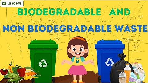biodegradable and non biodegradable waste/ recycle/compost/Keep Our Planet Clean/ Green and blue bin