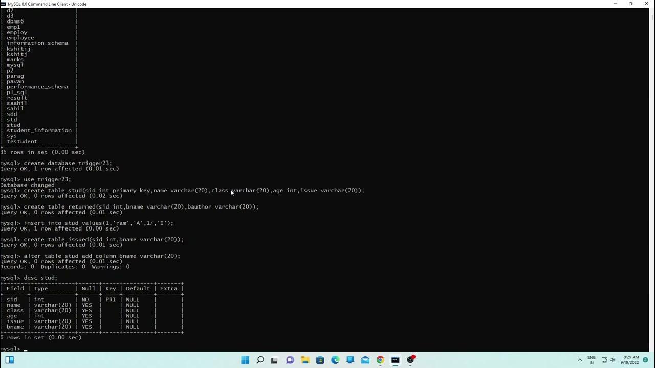 Dbms lab assignment 7 cursors all types implicit explicit cursor