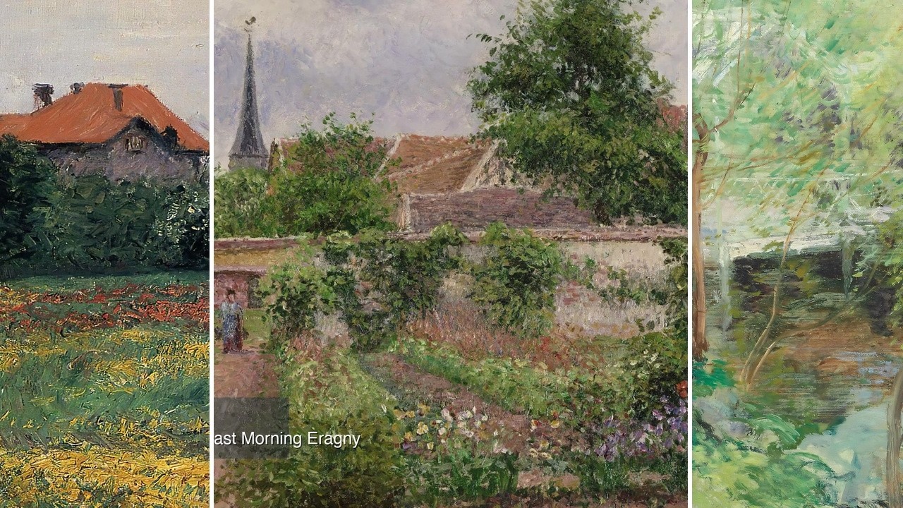 Impressionist Art TV — Silent Art Gallery · August 17 Morning | Vegetable Garden Over… & others