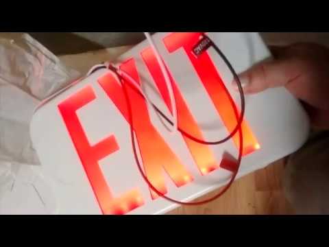 camera iphone 8 plus apk LED Exit Sign Unboxing and Review!