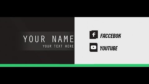 FREE Twitter Header banner template#55 | Photoshop + Tutorial