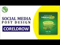 How to design social media posts  social media posts design in coreldrow  ma design studio