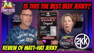 What is the best Beef jerky on keto? | Review of Matt Hat Jerky