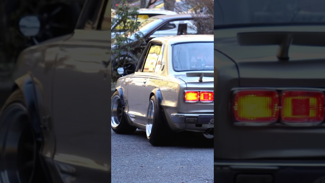 ハミタイ ハコスカ入場シーン。 #旧車 #奥多摩ダイサン #東京旧車会 #jdm