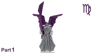Origami Virgo (Yoshimasa Tsuruta) part 1 @MarianoZavalaOrigami