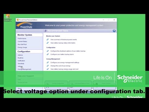 residential wind turbine How to set the input voltage range for Back UPS's through PCPE