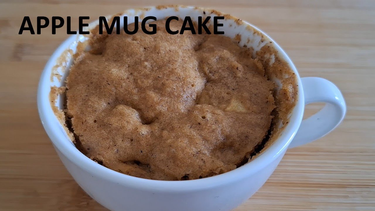 Apple mug cake | Apple Mug Cake in 1 Minute | Eggless Microwave Apple Cake | Microwave mug cake