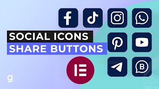 How to Use Elementor's Social Icons & Share Buttons Wealth