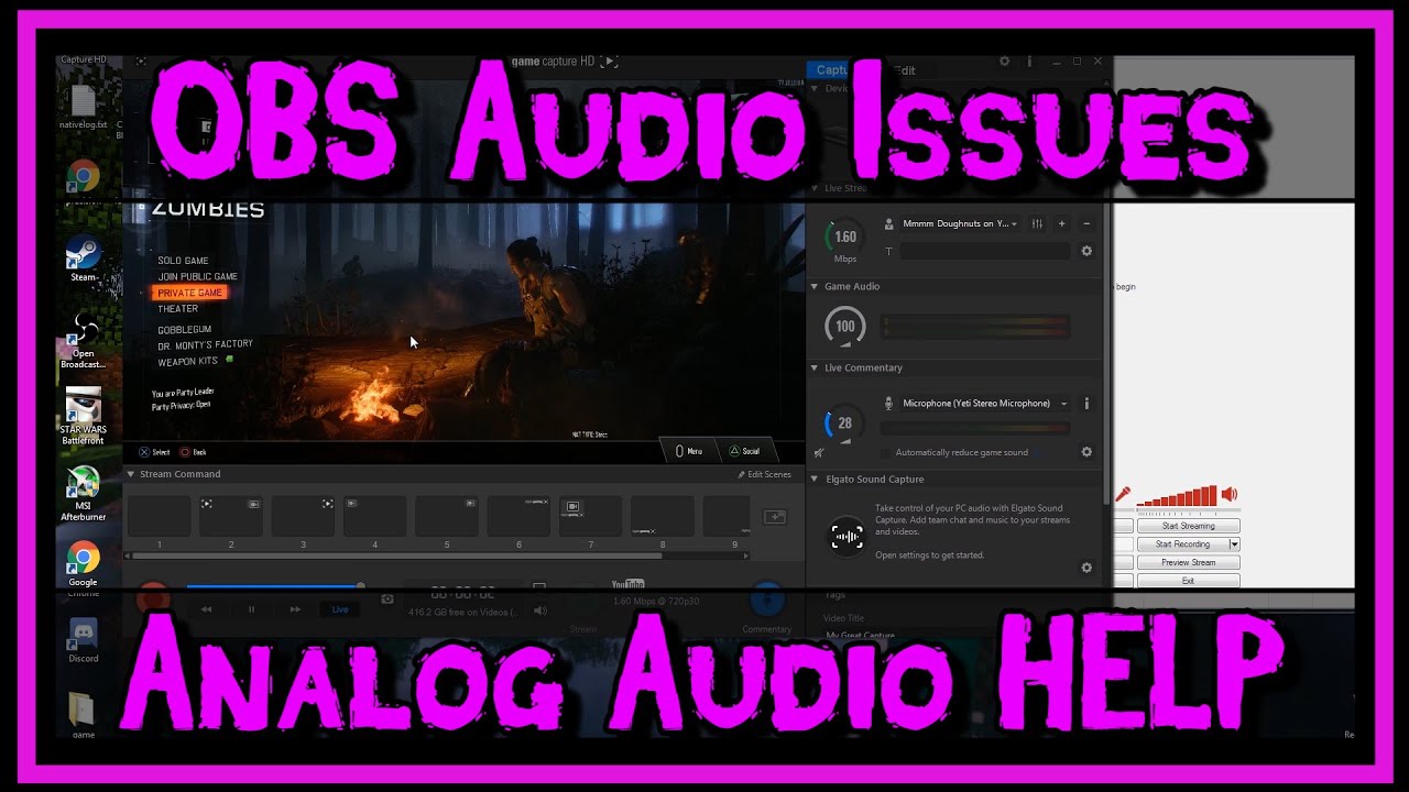 Ps4 all audio in obs