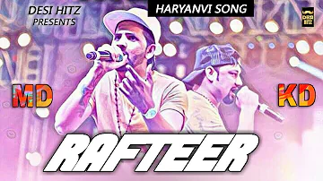 RAFTEER | MD KD | New Song | Jags Minor | Latest Haryanvi Songs 2018 | Desi Hitz