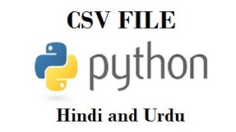 Python Tutorial | How to Create , Read, Write, Append and Delete CSV File in Python Programming!