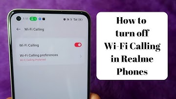 Call Quality problem in your phone? Turn off Wi-Fi Calling | Realme wifi calling settings