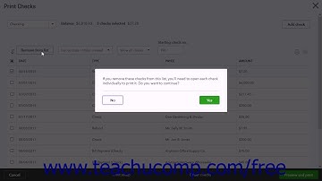 QuickBooks Online Plus 2017 Tutorial Printing Checks Intuit Training