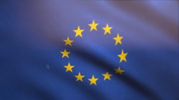 European Union Flag waving animated using MIR plug in after effects - free motion graphics