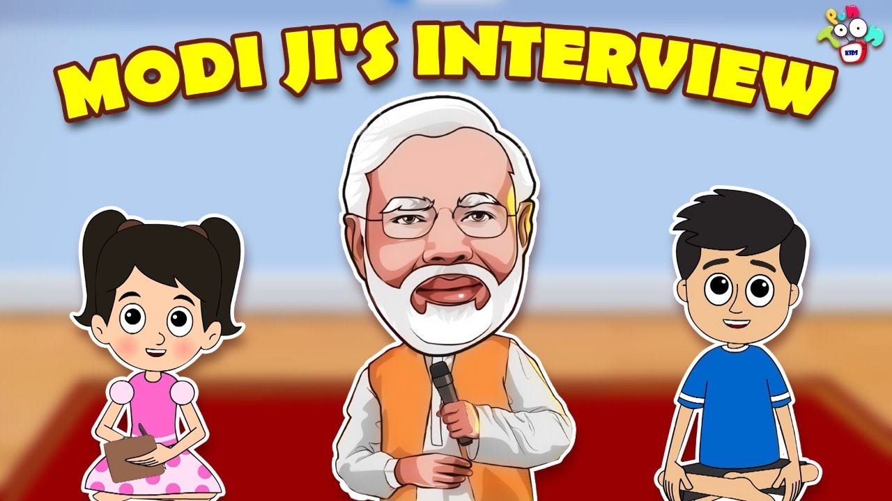 Modi Ji's Interview | Happy Birthday Modi Ji | Animated Stories | English  Cartoon | Moral Stories - YouTube