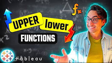 Change Cases: LOWER & UPPER | #Tableau Course #82