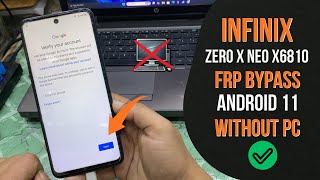 Infinix X6810 Google Frp Bypass Infinix Zero X Neo Frp Bypass All Infinix Frp Bypass Android 11