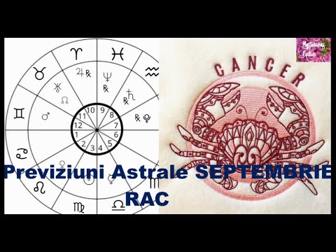 Previziuni Astrale SEPTEMBRIE- zodia RAC