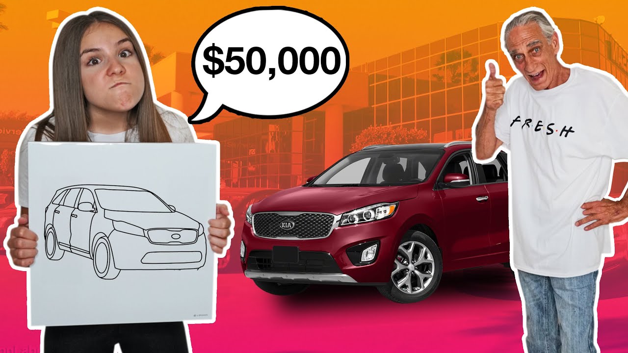 emotional abuse Whatever You DRAW, I’ll BUY It Challenge **Buying My Grandpa His DREAM CAR** 🚘 | Piper Rockelle
