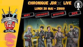 Chronique #jdr live  20 mai #interview #shadowrun (secret des dieux) Belaran & Enkidou