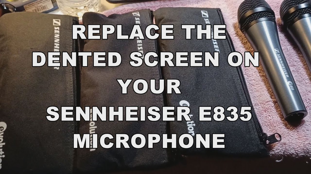 Дешевое решение за 10 долларов: замена помятого шарика на микрофоне Sennheiser e835