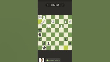 Daily Puzzle || October 13th || #chess #chessplayer #chessgame #chesscom #chesstraps #chessbaseindia