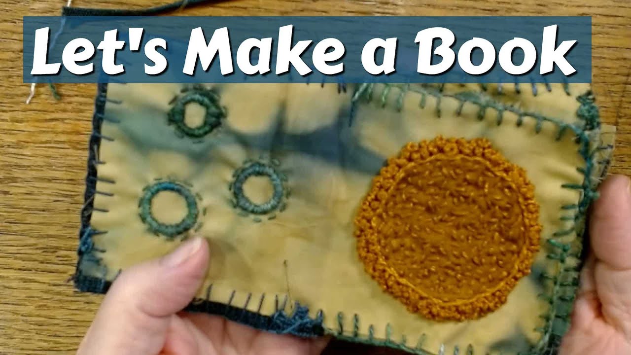 EASY Fabric Book TUTORIAL to HIDE Your Stitches - YouTube