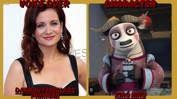 COMPARISON VOICE OVER AND CAST KUNGFU PANDA LEGEND OF  AWESOMENESS : PRESENT TENSE