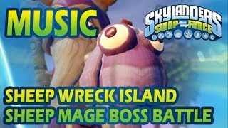 [♪♫] Sheep Wreck Island - Sheep Mage Boss Battle | Skylanders SWAP Force Music