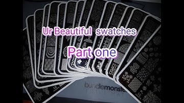 Swatches  of the ur beautiful  AliExpress  plates  Part1