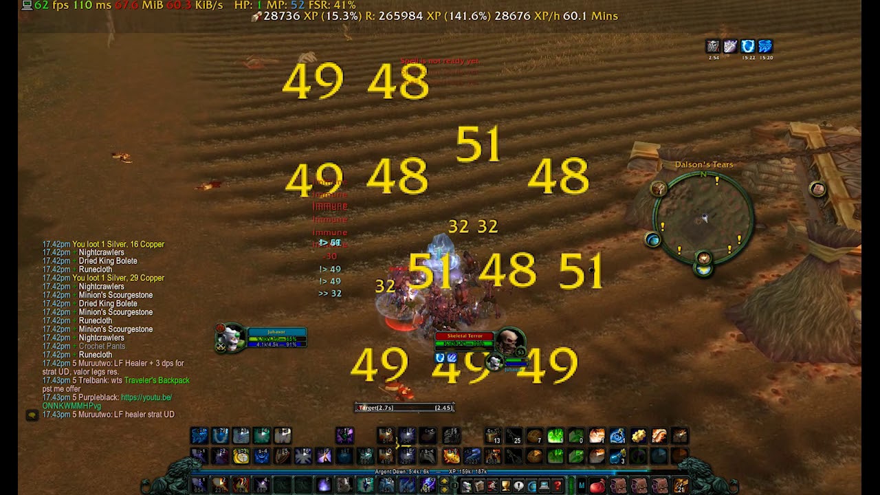 Classic WoW Best Mage 5358 AoE Spot YouTube