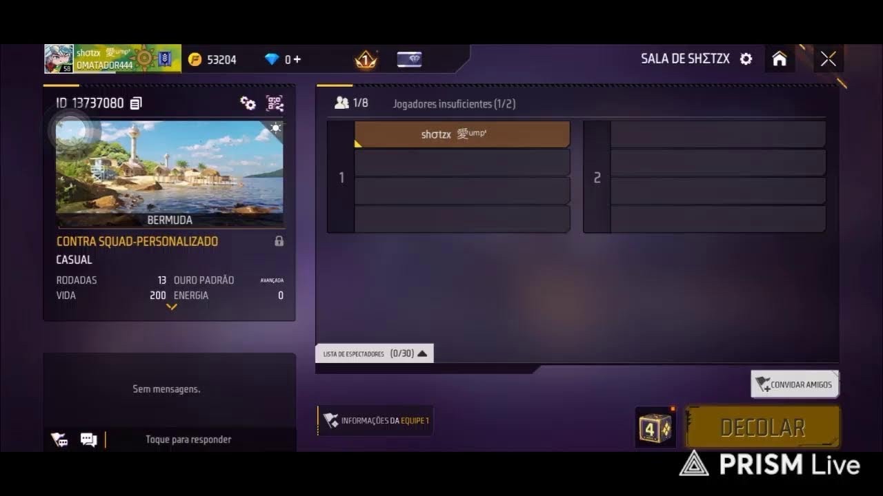 🔵 LIVE NO FREE FIRE AO VIVO 🔵 JOGANDO 4X4 E 6X6 🔵 SALINHA COM OS INSCRITOS