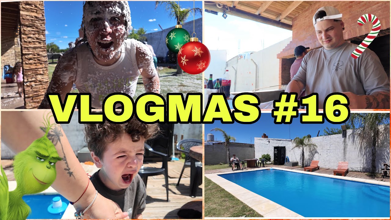 VLOGMAS 16🎄 FIESTA +CUMPLEAÑOS DE SANTY 🎁