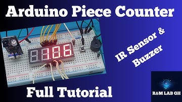 Arduino Piece Counter with IR Sensor & Buzzer – Full Tutorial