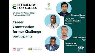 Career Conversation: former Challenge participants - Efficiency for Access Design Challenge 2024-25