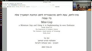Lightning Talk: Mini-Lisp