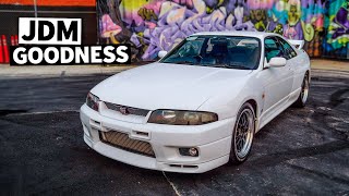 Hitting Our Giveaway 1996 Nissan Skyline Gt R R33 With Motegis And Yokohamas Youtube