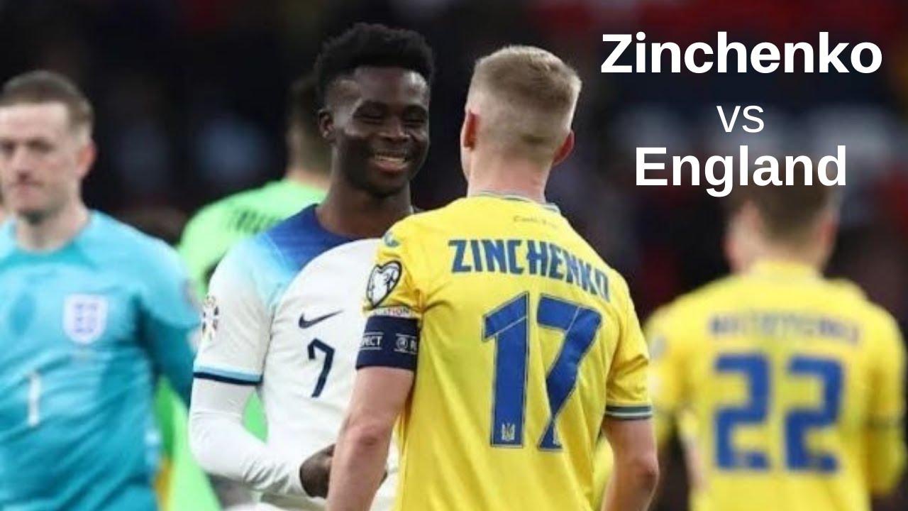 Zinchenko vs England Highlight Zinchenko vs Saka ) YouTube