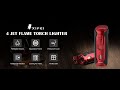 Xifei 4 jet torch lighter with cigar punch